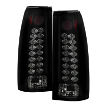 Chevy C/K Series 1500-3500 88-98 / Sierra 88-98 / Blazer 92-94 / Suburban 92-99 / Tahoe 94-99 / Escalade LED Bakljus - Svarta Röktonade Spyder Auto